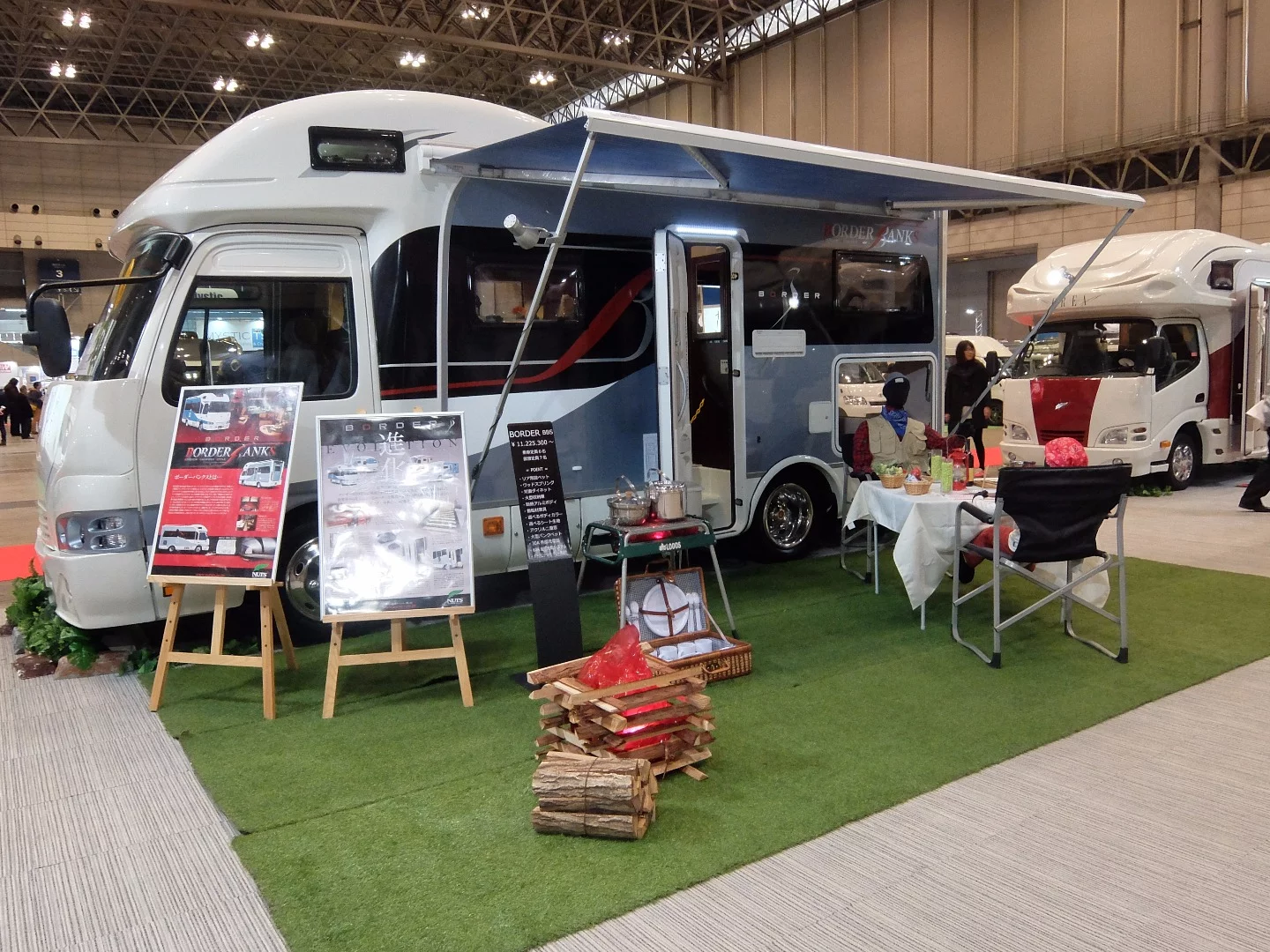 The NUTS RV Border Banks offers space and luxury, but it will set you back 11.2 million yen (around US$100,000)