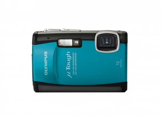 The Olympus µ TOUGH-6010 shown in Turquoise Blue