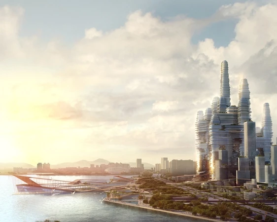 A view of the Cloud Citizen waterfront