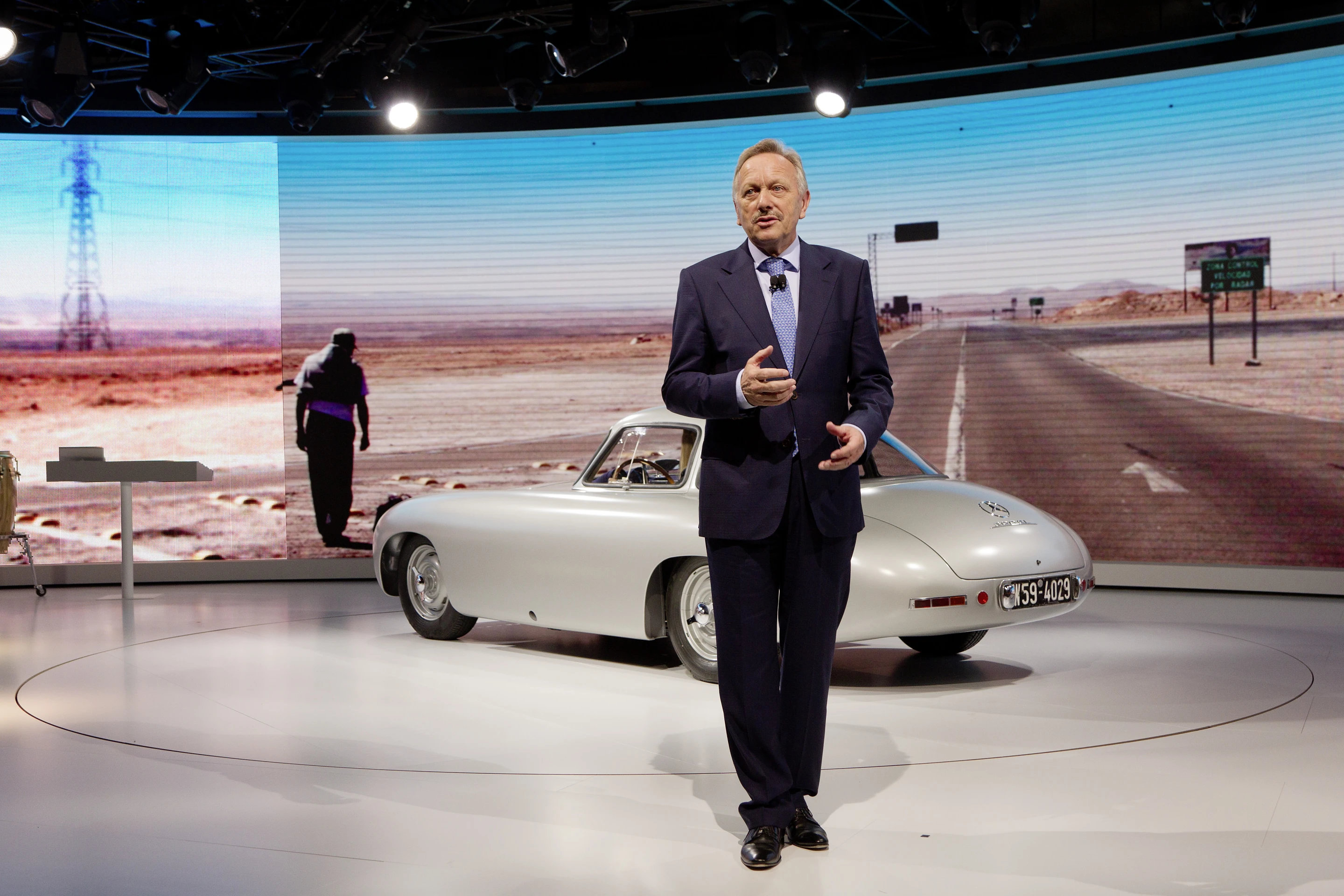 The restored 1952 Mercedes-Benz 300 SL