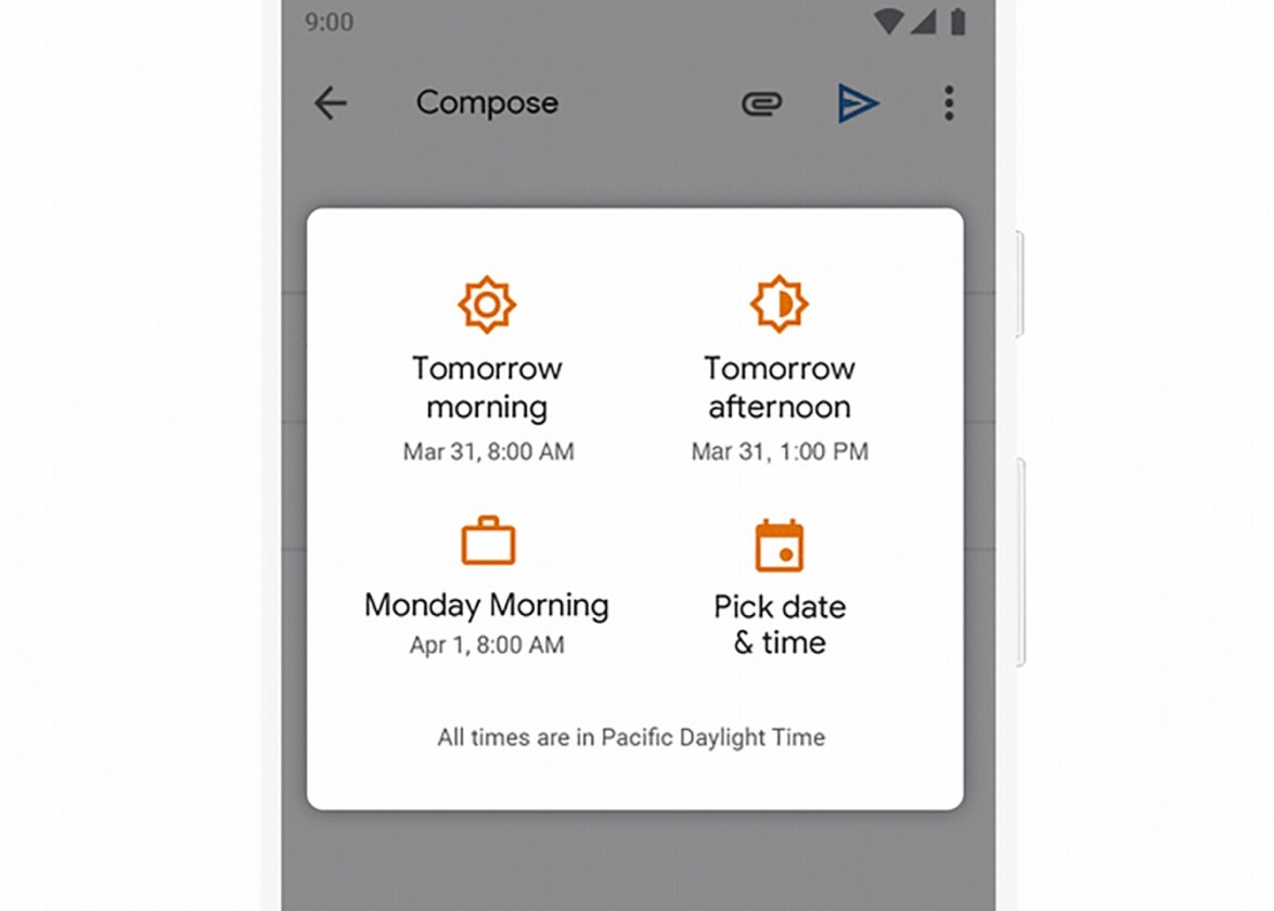 You'll soon be able to schedule emails in Gmail to be sent at a certain time