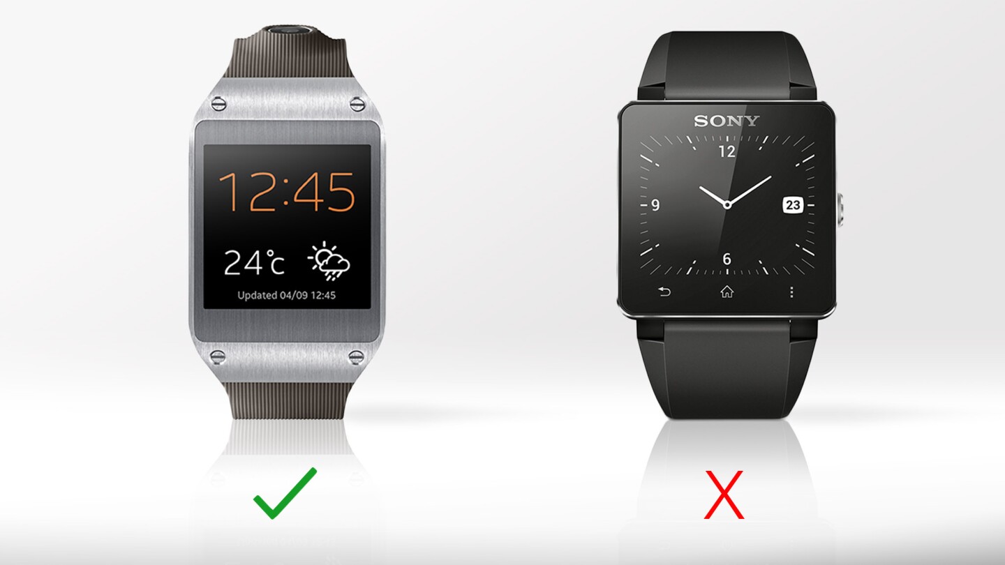 Samsung's S Voice lets you control some functions (we still don't know the full list) of the Gear by talking to it