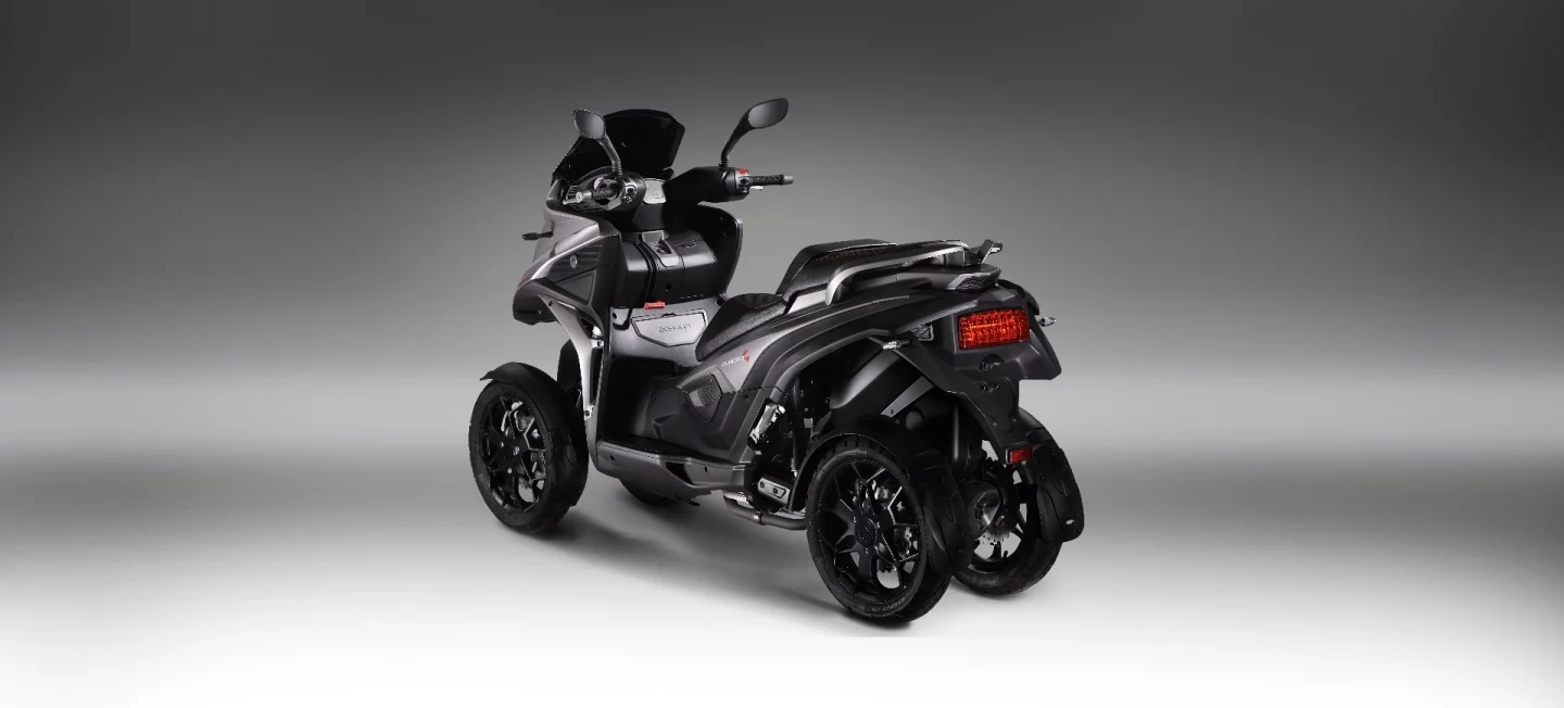 The Quadro4 is currently the only mass produced tilting four-wheeler in the world. We should expect to see more similar designs courtesy of the Resolve project