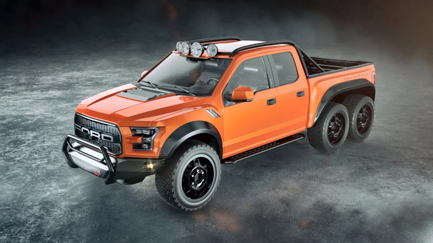 The Hennessey VelociRaptor 6x6