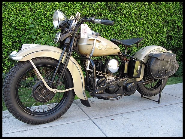 Another bike formerly owned by the late Steve McQueen. Beyond that, the 1938 Harley-Davidson WLD Sport was presented at auction in entirely original condition, with the original factory paint, McQueen’s personal tools found wrapped in a piece of denim in the frame mounted tool box, original bill of sale from the McQueen estate sale, odometer statement from estate sale, original auction catalog from estate sale (lot 535 at the 1984 McQueen estate sale), a 1984 Certificate of Authenticity and photos of McQueen with the bike. Like McQueen, the real deal. The 1938 WLD Sport sold for $135,000.