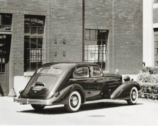 More of the type of car that gave the brand its executive allure - this 1933 Cadillac Fleetwood V-16 Aero-Dynamic Coupe was specially created for the General Motors Exhibit at the 1933 Chicago Century of Progress Exposition. It was the first ever fastback