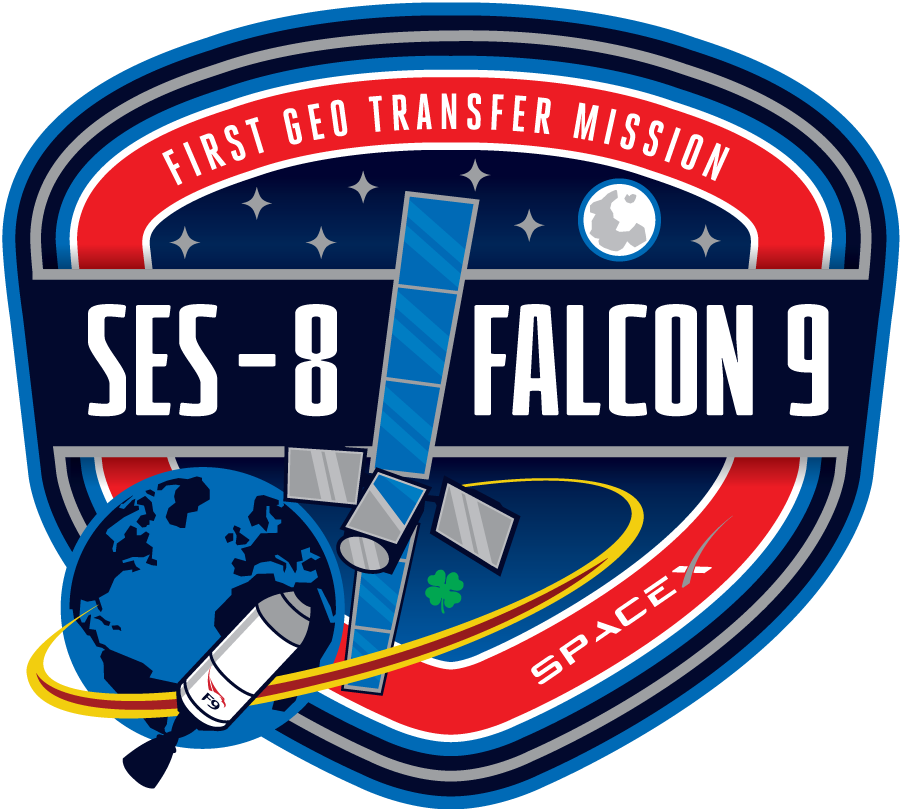 SES-9 mission patch