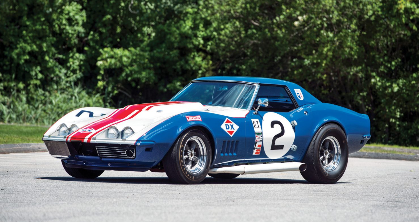 No Sale: 1968 Chevrolet Corvette L-88 Sunray-DX Race CarEstimate: $950,000 to $1,250,000Official Auction Description: Worldwide Auctioneers Lot 59