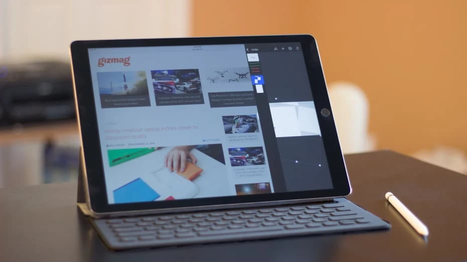 The iPad Pro adds keyboard and stylus to the tablet format