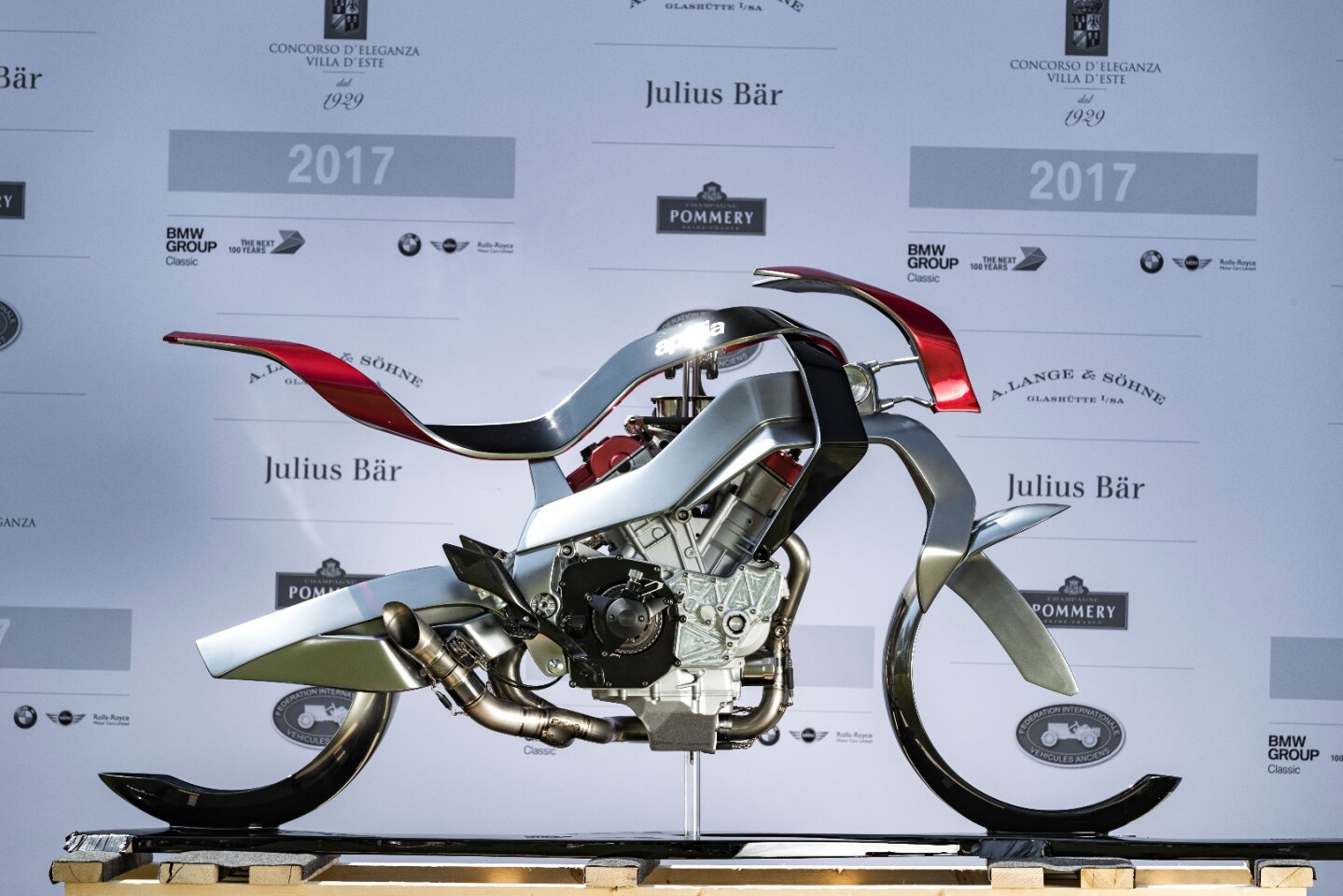 Aprilia's entry in the concept class was pure concept