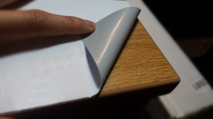 Wrap is removable, should a user want to go back to a normal desk