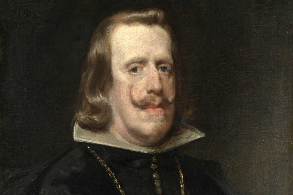 Philip IV of Spain, painted here by Diego Velázquez, had a prominent Habsburg jaw