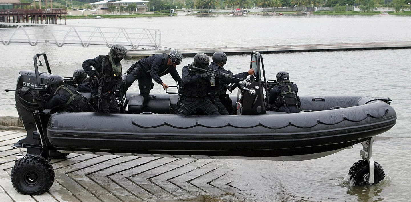Sealegs' boats are a logical solution for military forces.