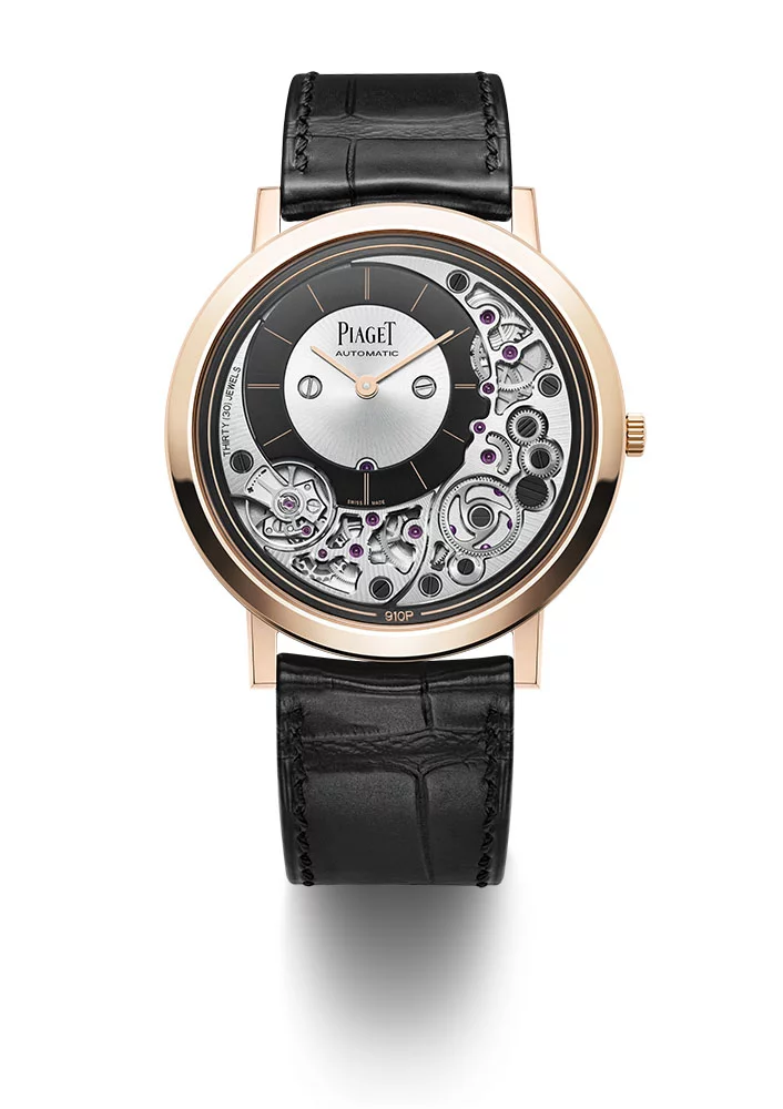 The Piaget Altiplano Ultimate 910 in rose gold