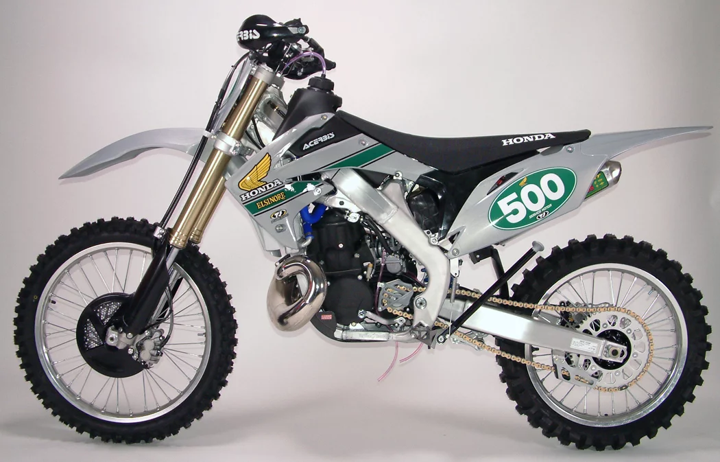 Customization work on the 500AF can go as far as the color of the engine cases