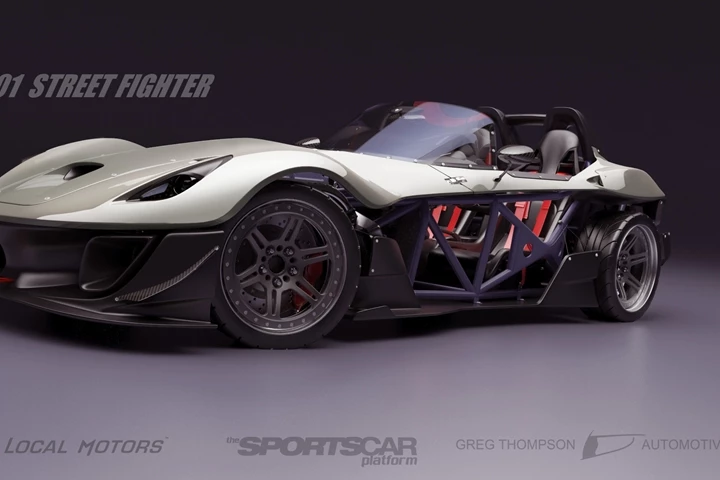 Local motor has unveiled a new crowd-sourced sports car