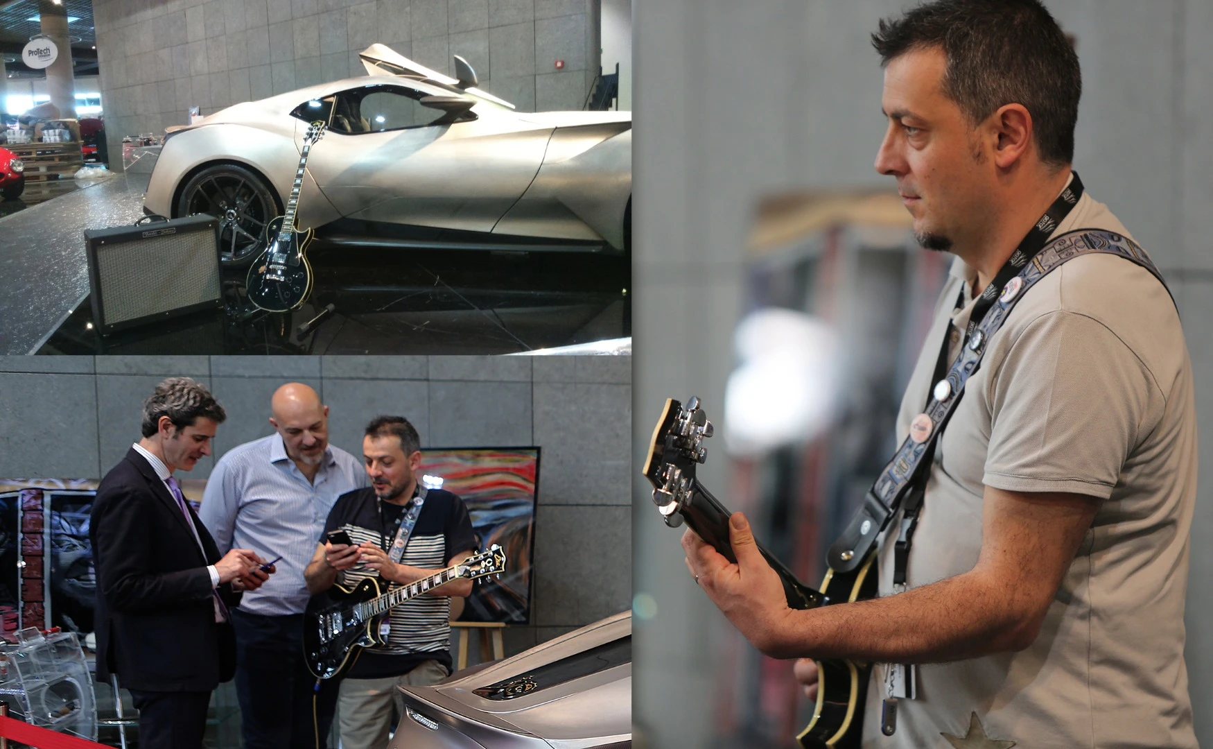 Icona produced a guitar specifically for Top Marques in conjunction with Eko Guitars and musician Massimo Varini. The soulful sound of the guitar echoed around the main hall throughout the show as the highly accomplished Varini played freestyle. It was an unexpected and delightful aspect to the show. There's no word on whether it might become an addition to Icona's offerings.