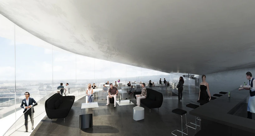 Visitors can relax in the pin head and enjoy views of Phoenix and beyond (Image: BIG)