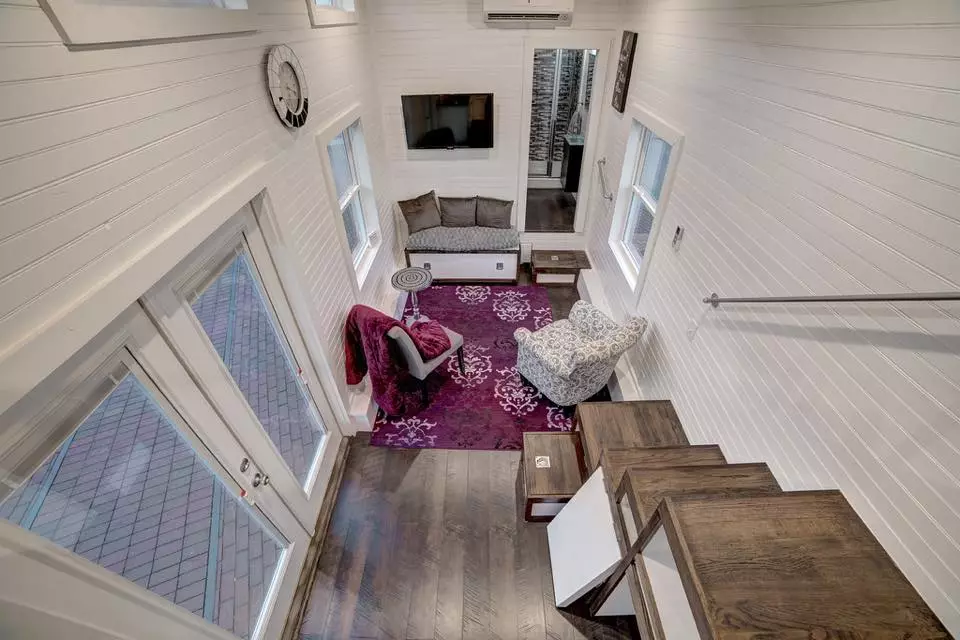 View from the single loft bedroom