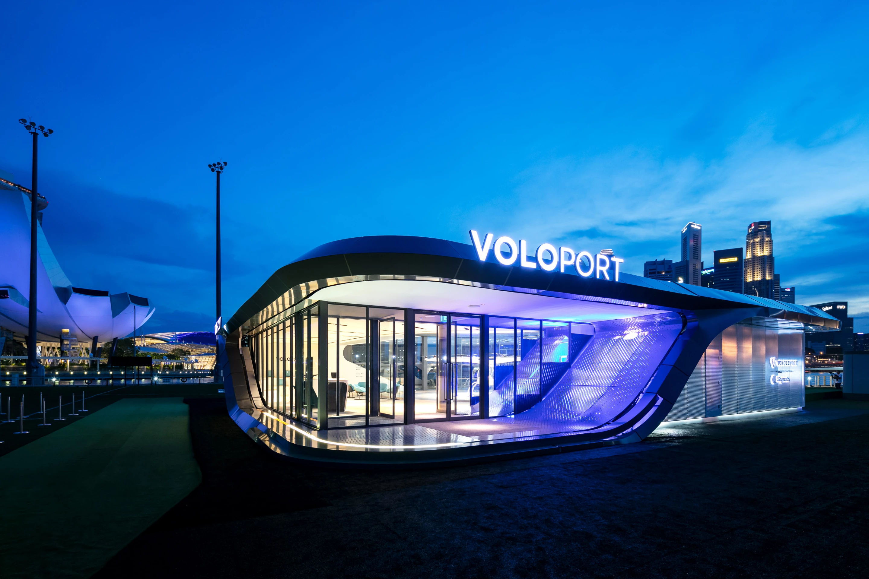 The first prototype VoloPort in Singapore