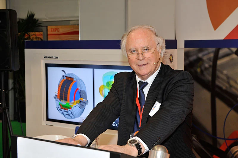 Dr Huttlin at the Geneva Motor Show