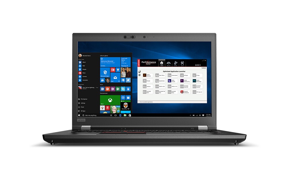 The 17-inch ThinkPad P72 comes with 8th gen Intel Xeon/Core processor options, Quadro P5200 graphics, up to 6 TB of storage and 128 GB of RAM