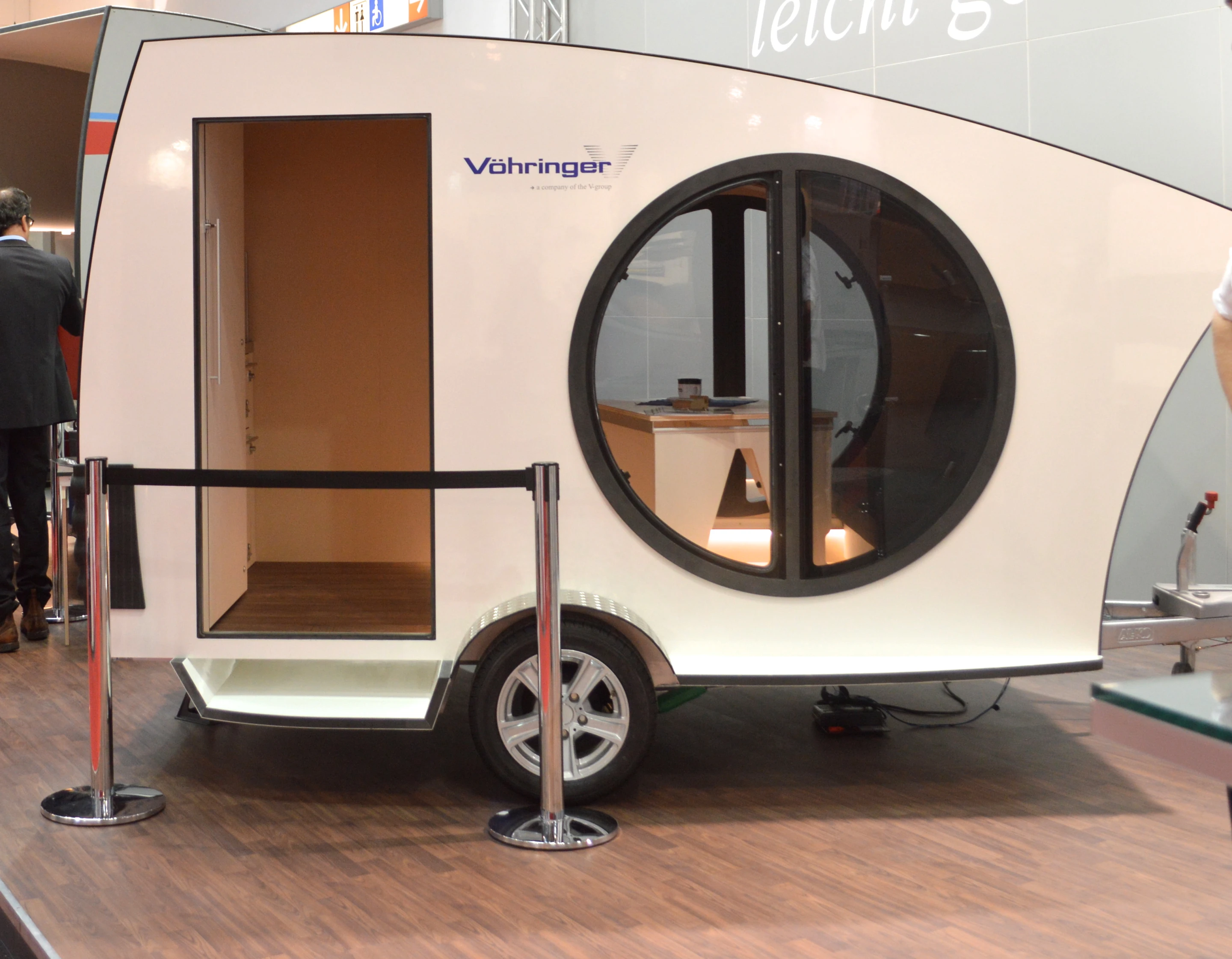 A large window keeps Lucky Wagon occupants connected to the outdoors