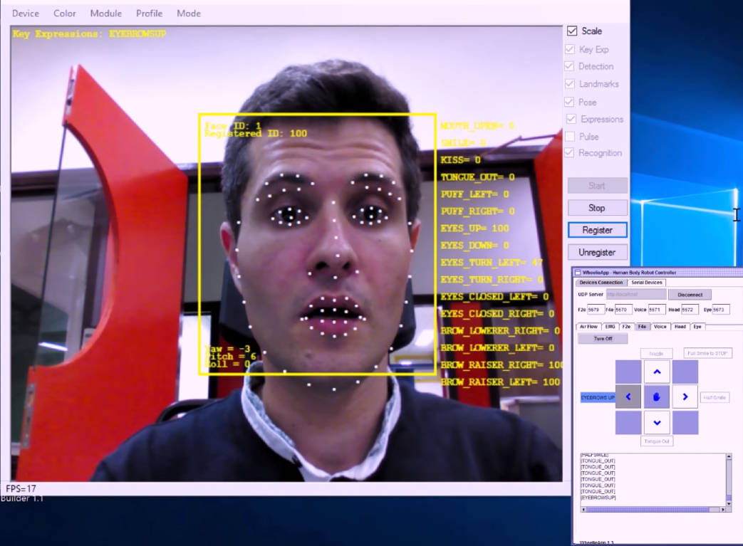 Software reads facial expressions and turns them into commands
