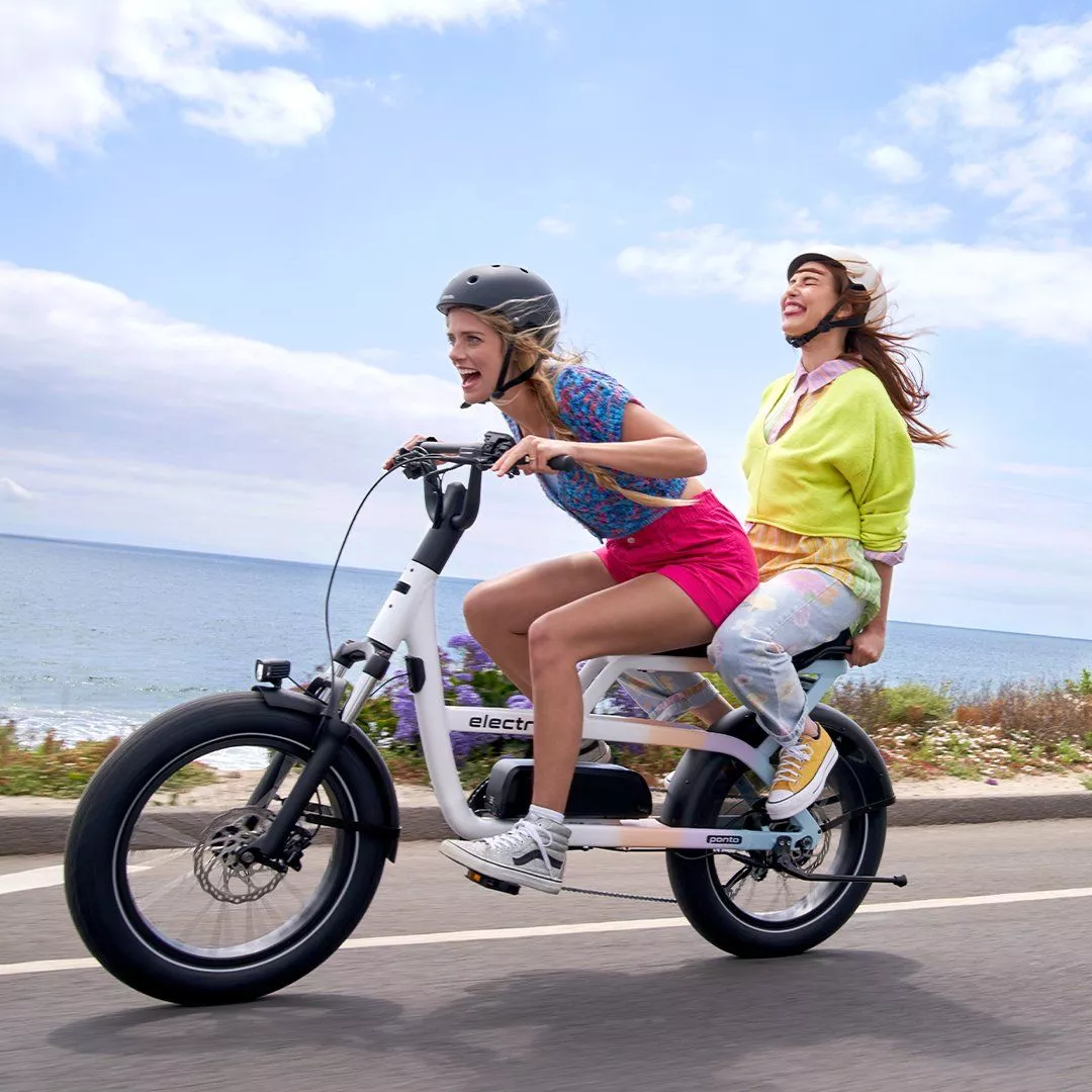 The Electra Ponto Go ebike is described as the "perfect combination of fun and functionality"