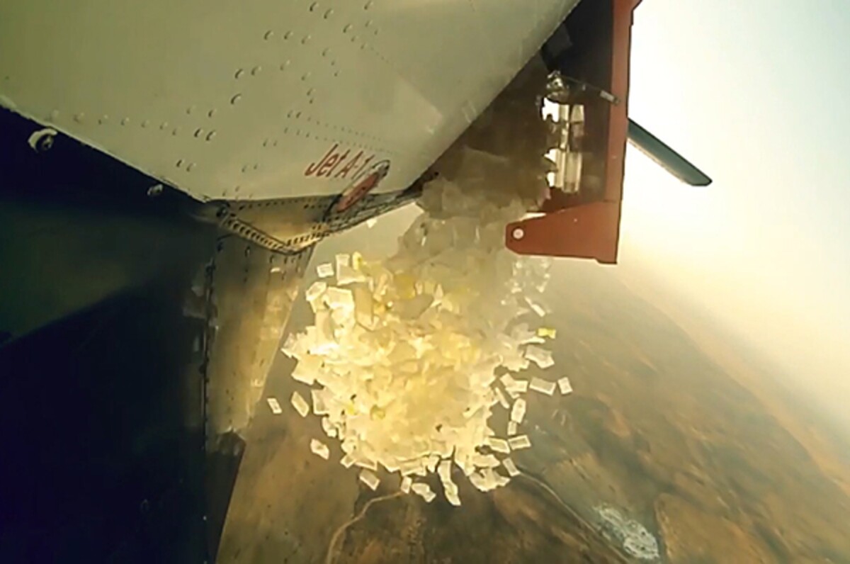 HyDrop installed on a fixed-wing aircraft