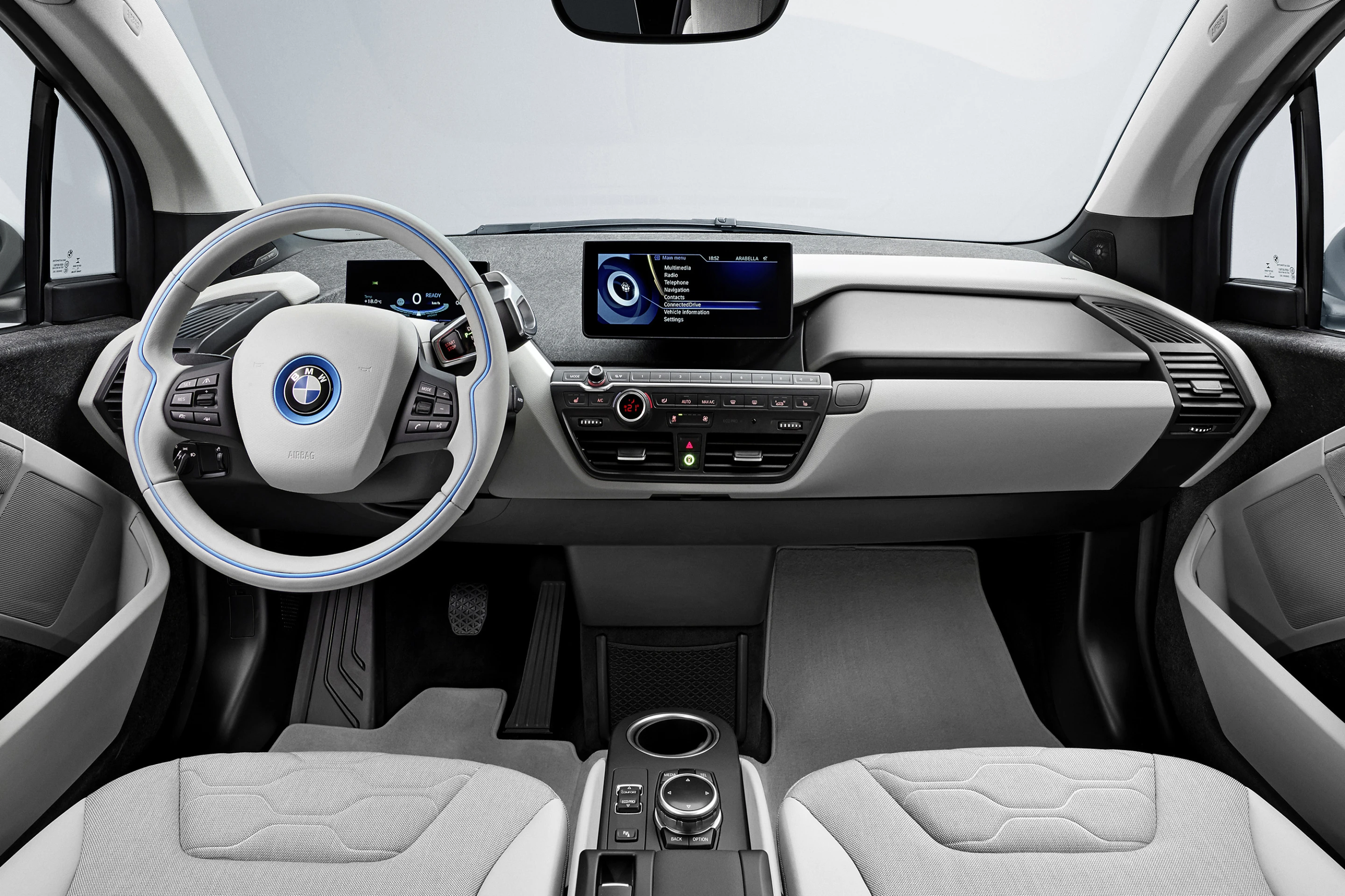 Inside the new BMW i3 electric car