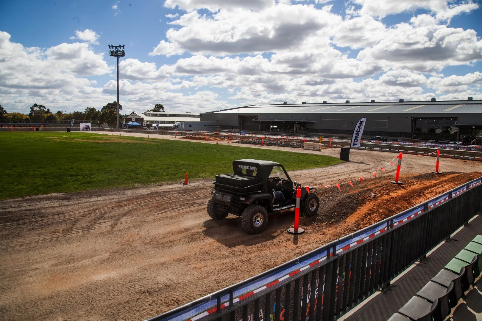The off-road course at the Motoring Festival provided no real challenge for the Tomcar (Photo: Nick Lavars/Gizmag.com)