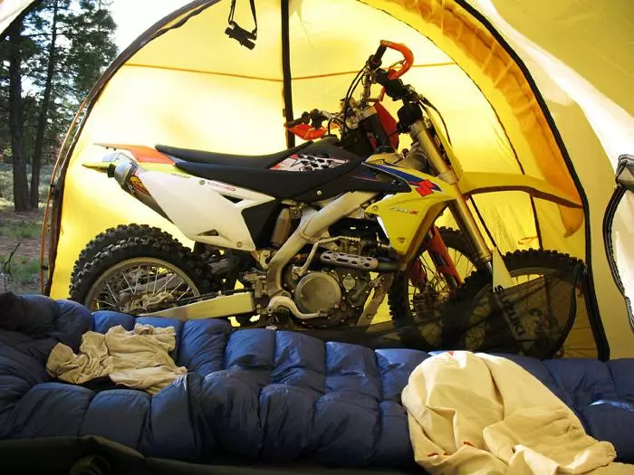 The garage bay also doubles up as a utility area for cooking