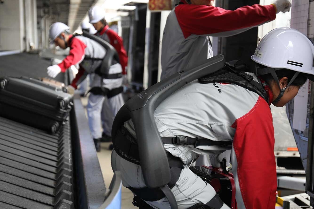 Other robots working at the 2020 Toyko Olympic Games include Panasonic's Power Assist Suits