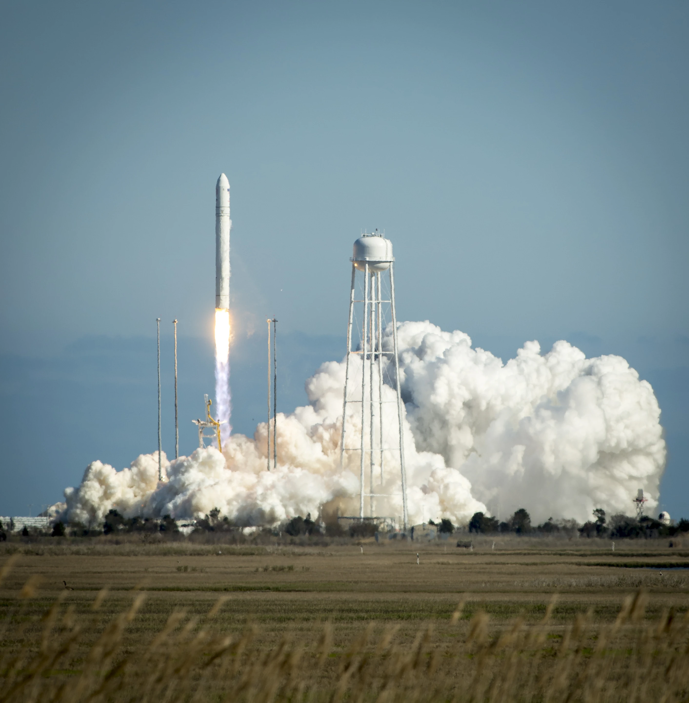Launch of the Antares rocket from NASA”s Wallops Flight Facility (Image: NASA/Bill Ingalls)