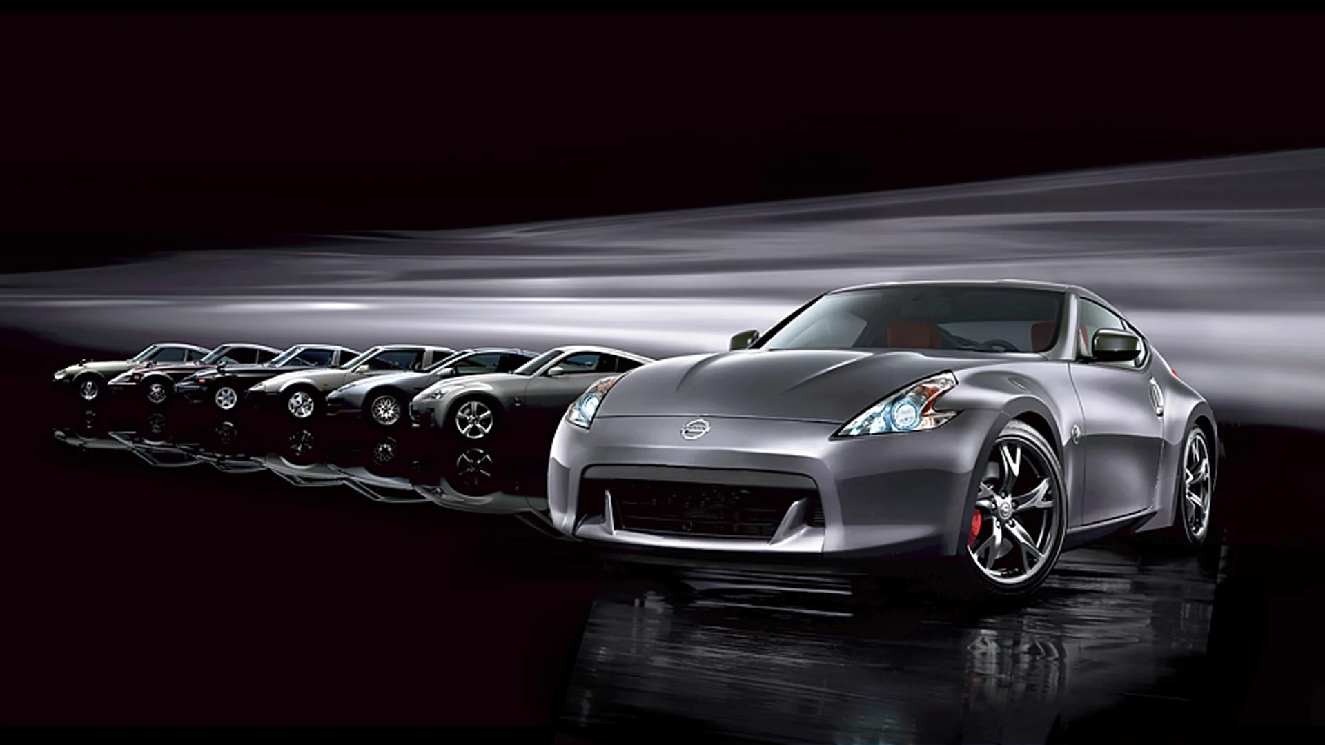 The 40th Anniversary Edition with the Z car historical fleet in the background