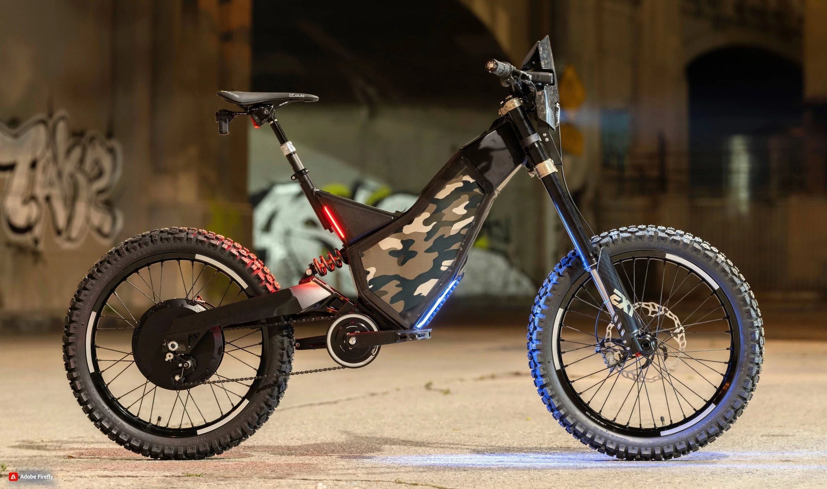 The Revolution W is described as "an exhilarating urban, dirt road, mountain and battlefield-ready masterpiece, representing the ultimate adrenaline rush and the fastest factory electric bike ever made"