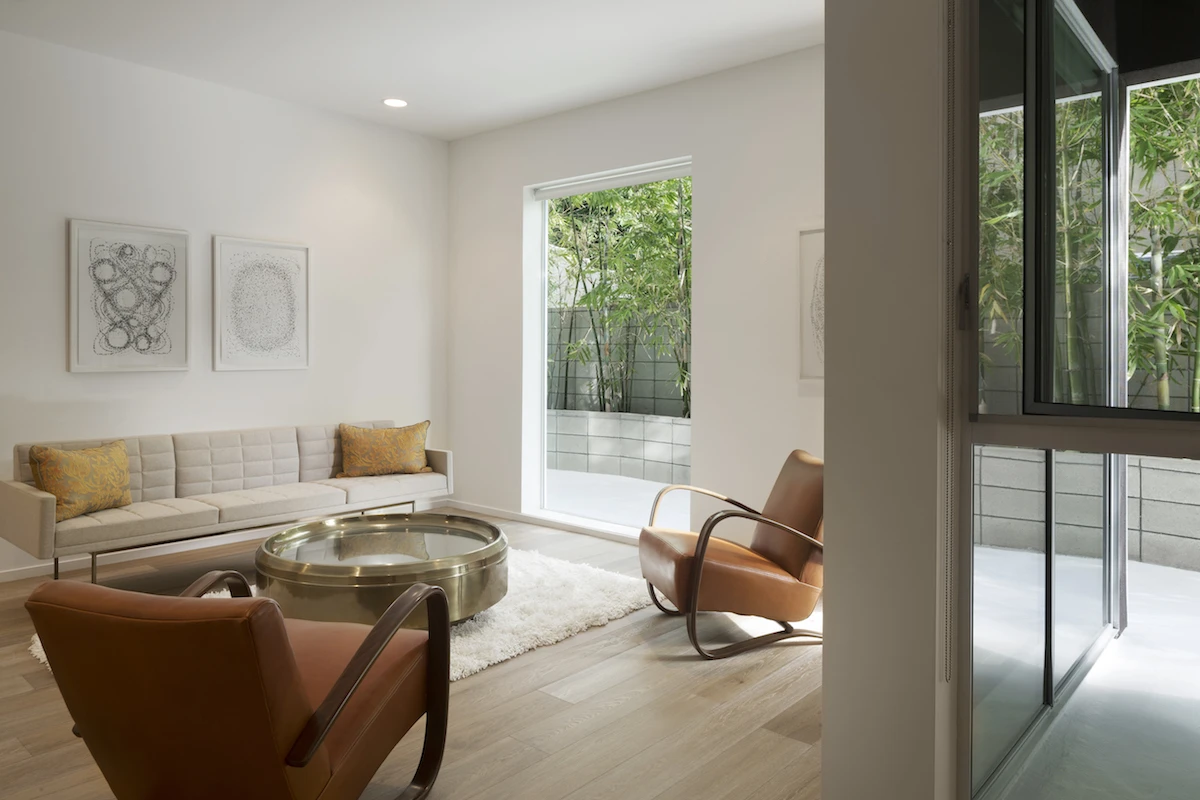 Cloverdale749 in Los Angeles was designed by Lorcan O'Herlihy Architects and comprises a number of attractive apartments in what was deemed a challenging plot