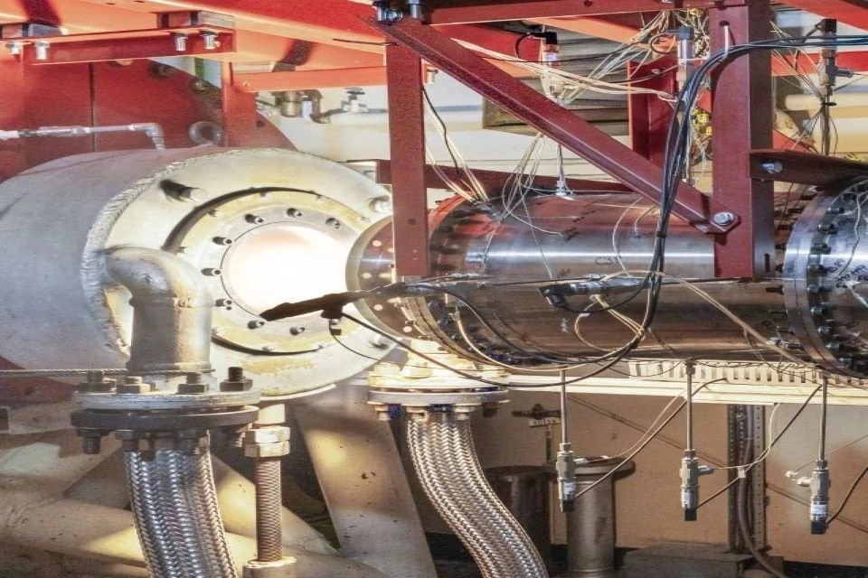The UK hypersonic engine in static tests