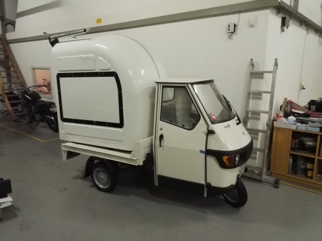 Wide Path Camper also sells a camper module which can be affixed to a pickup or something similar