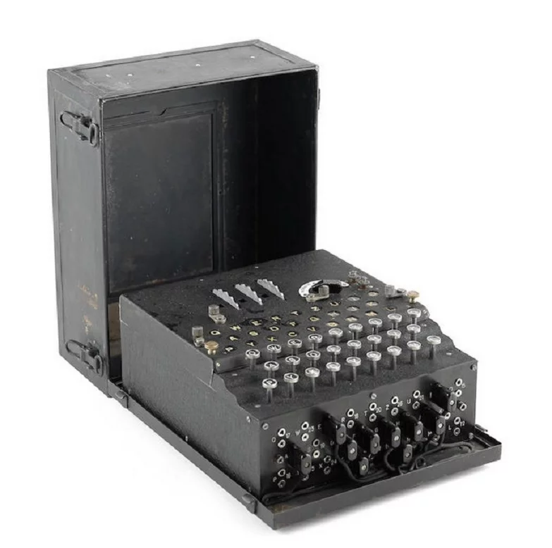 A 3-rotor, 1941 German Enigma machine