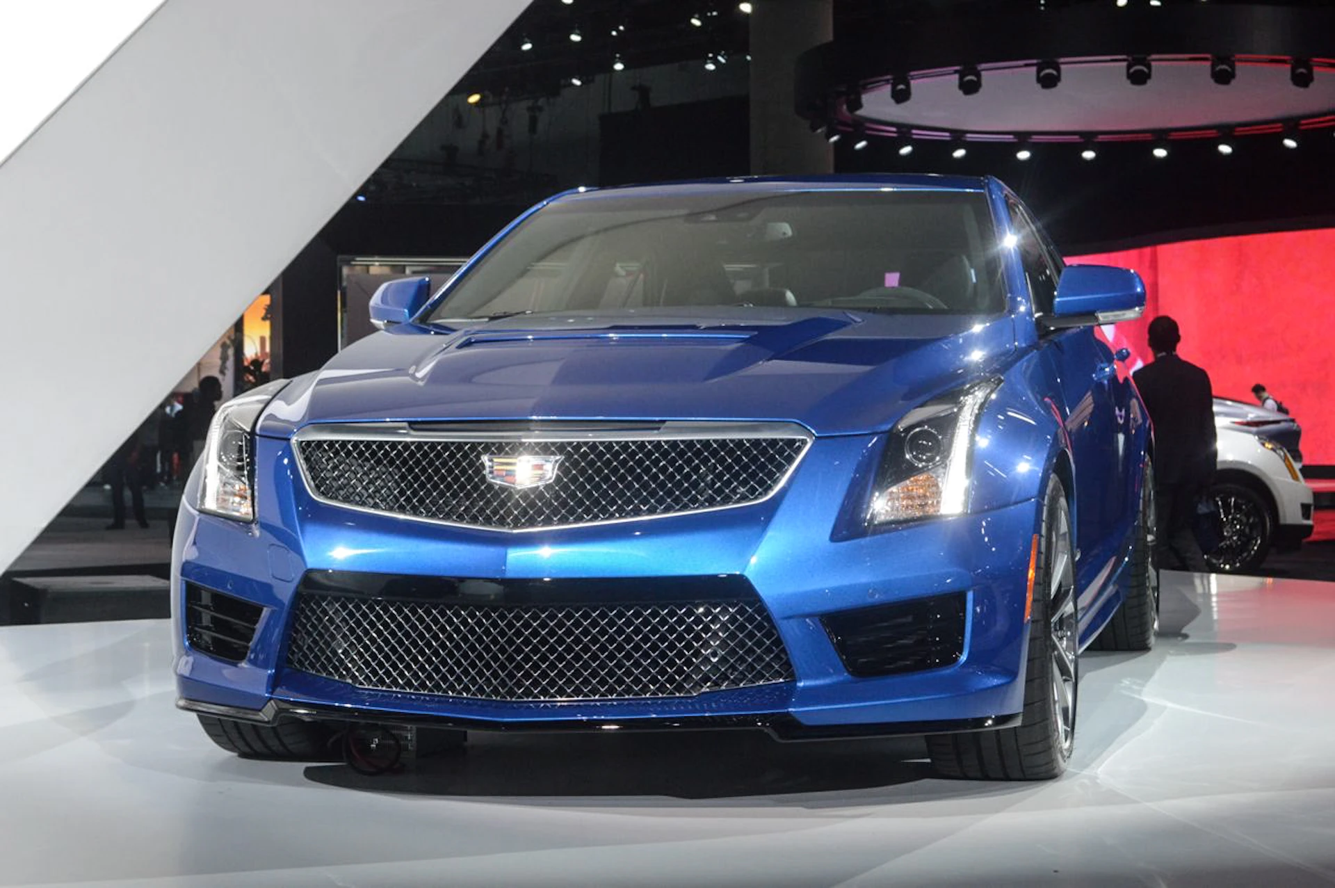 The new ATS-V has a 455-hp twin-turbo V6 (Photo: C.C. Weiss/Gizmag)