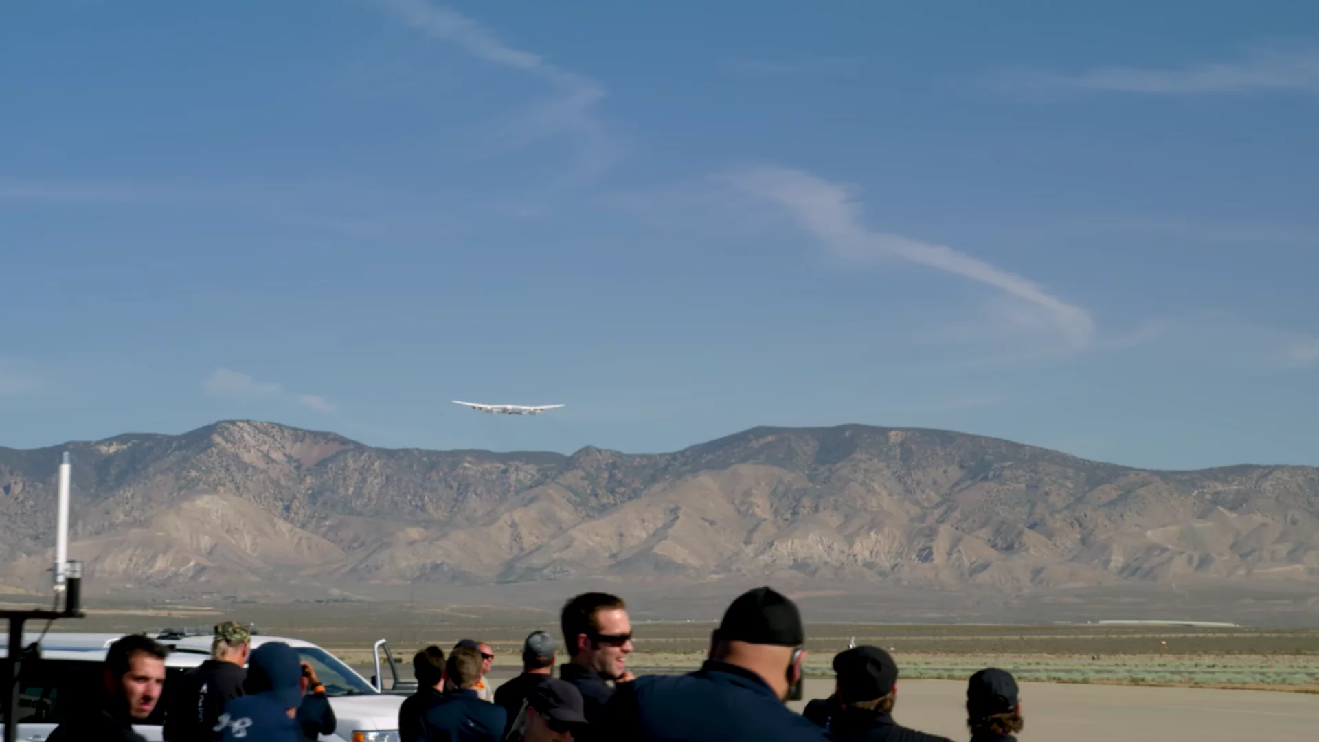 Virgin Galactic's spaceplane takes off in California