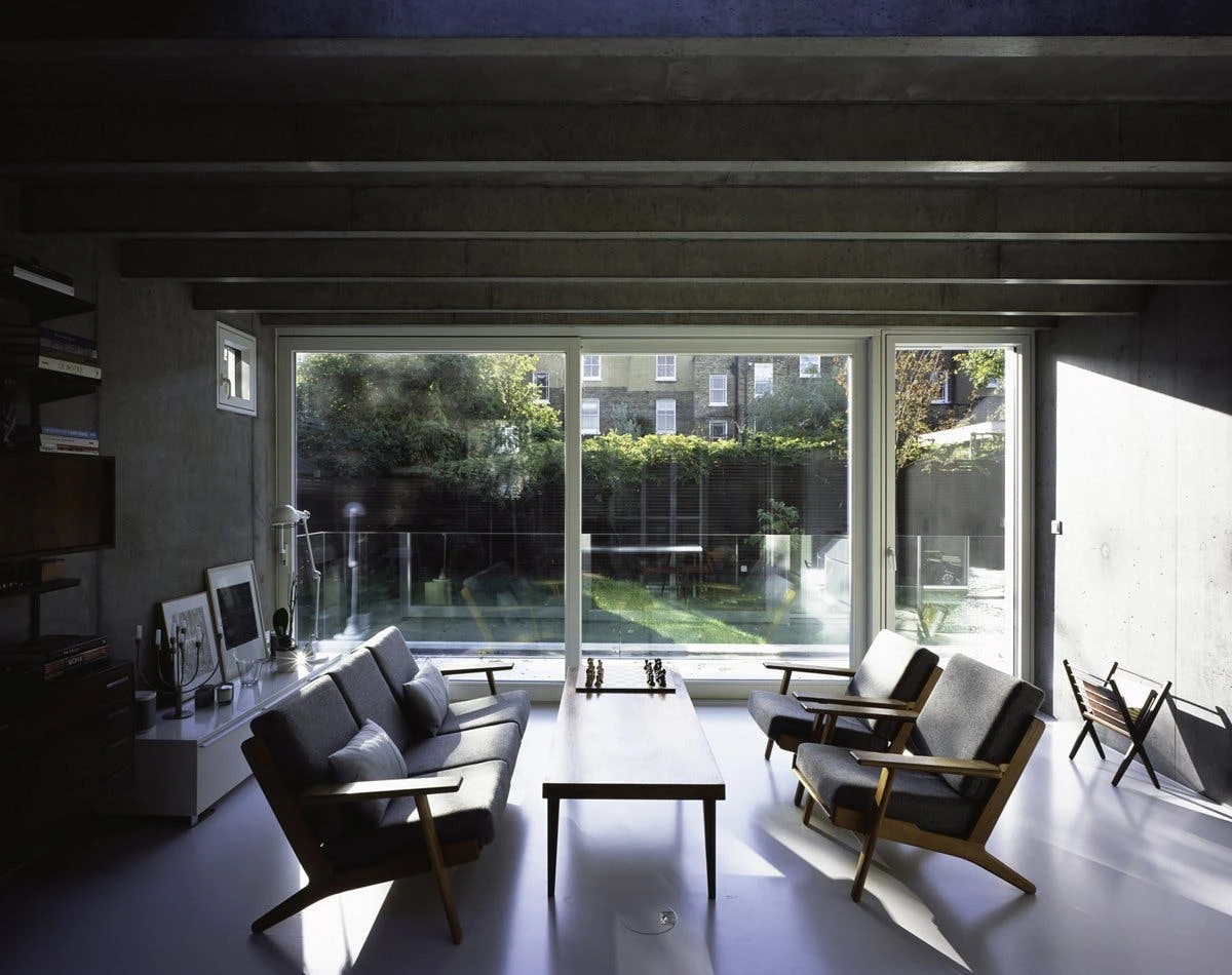 Lounge area inside the Covert House