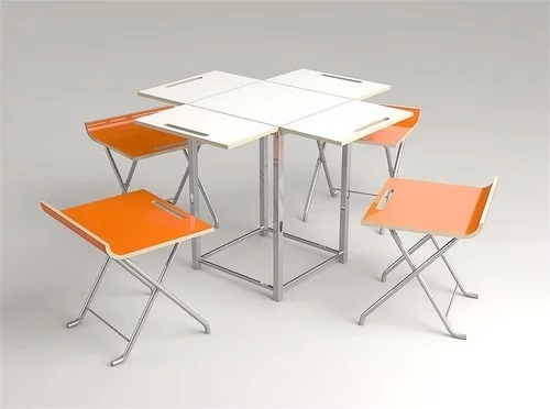 The Paket dining set seats up to four people