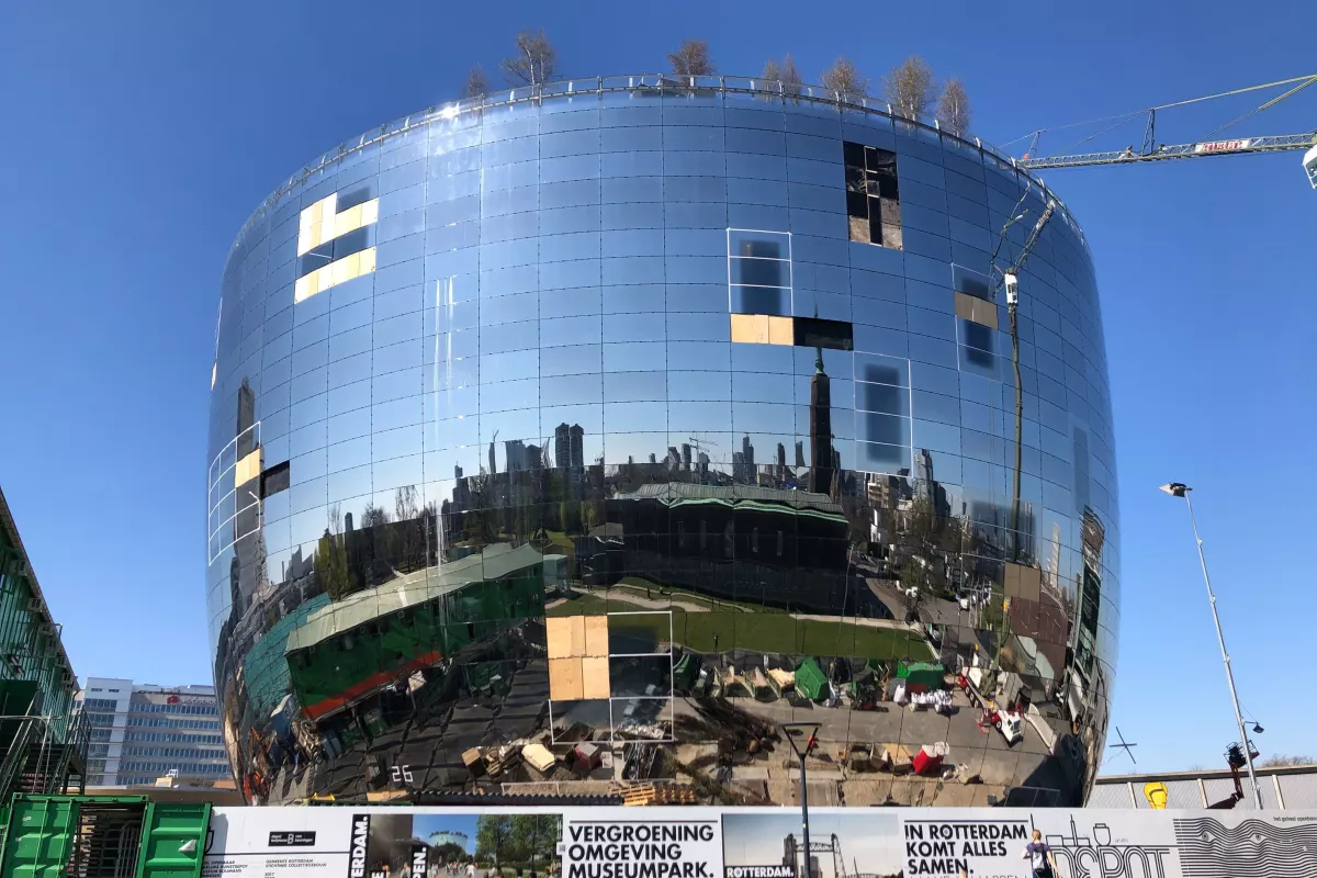 Depot Boijmans Van Beuningen is due to open its doors in September 2021