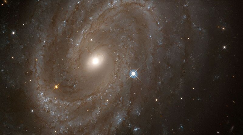 A Hubble photo of galaxy NGC 4603, at 33 Mpc (108 Mly) the most distant galaxy for which individual Cepheids have been studied (Photo: NASA)