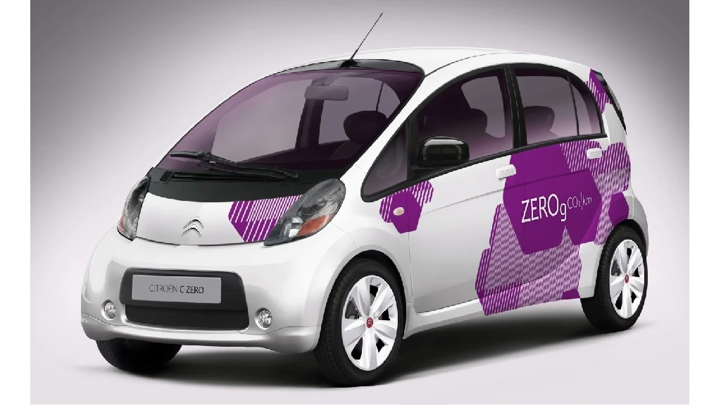 The Citroen C-ZERO - full electric compact car due for release in Q4 2010