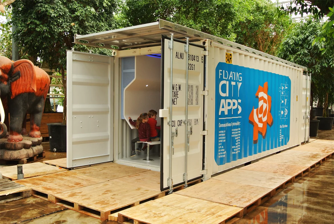 Much like an app adds a feature to your smartphone, the Floating City Apps are designed to be modular add-ons to cities with a variety of different uses. The first batch will be delivered to Dhakar very soon