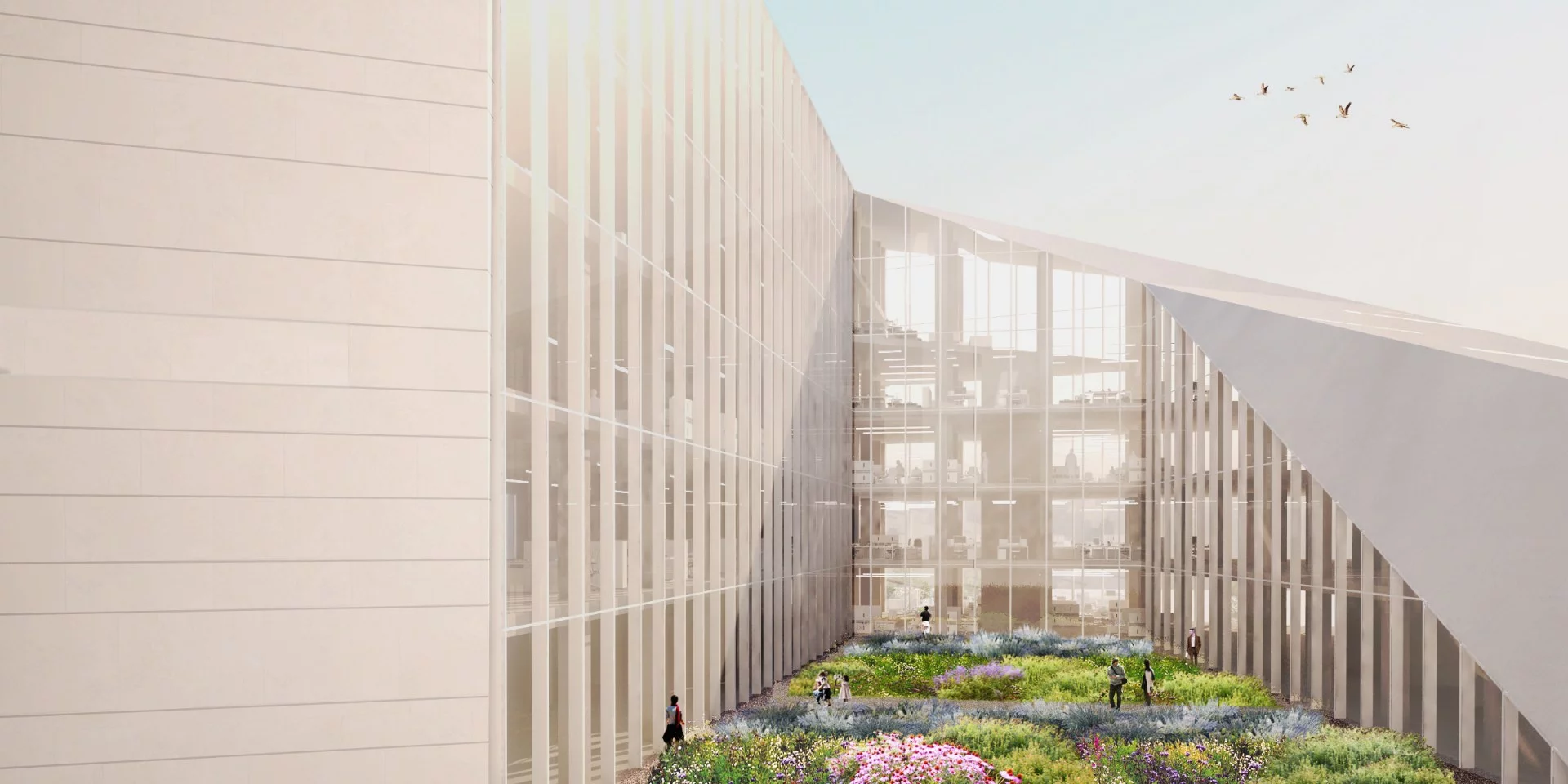 Stefano Boeri Architetti's newly announced Forêt Blanche tower will play home to offices and commercial services on the lower floors and residential apartments up top